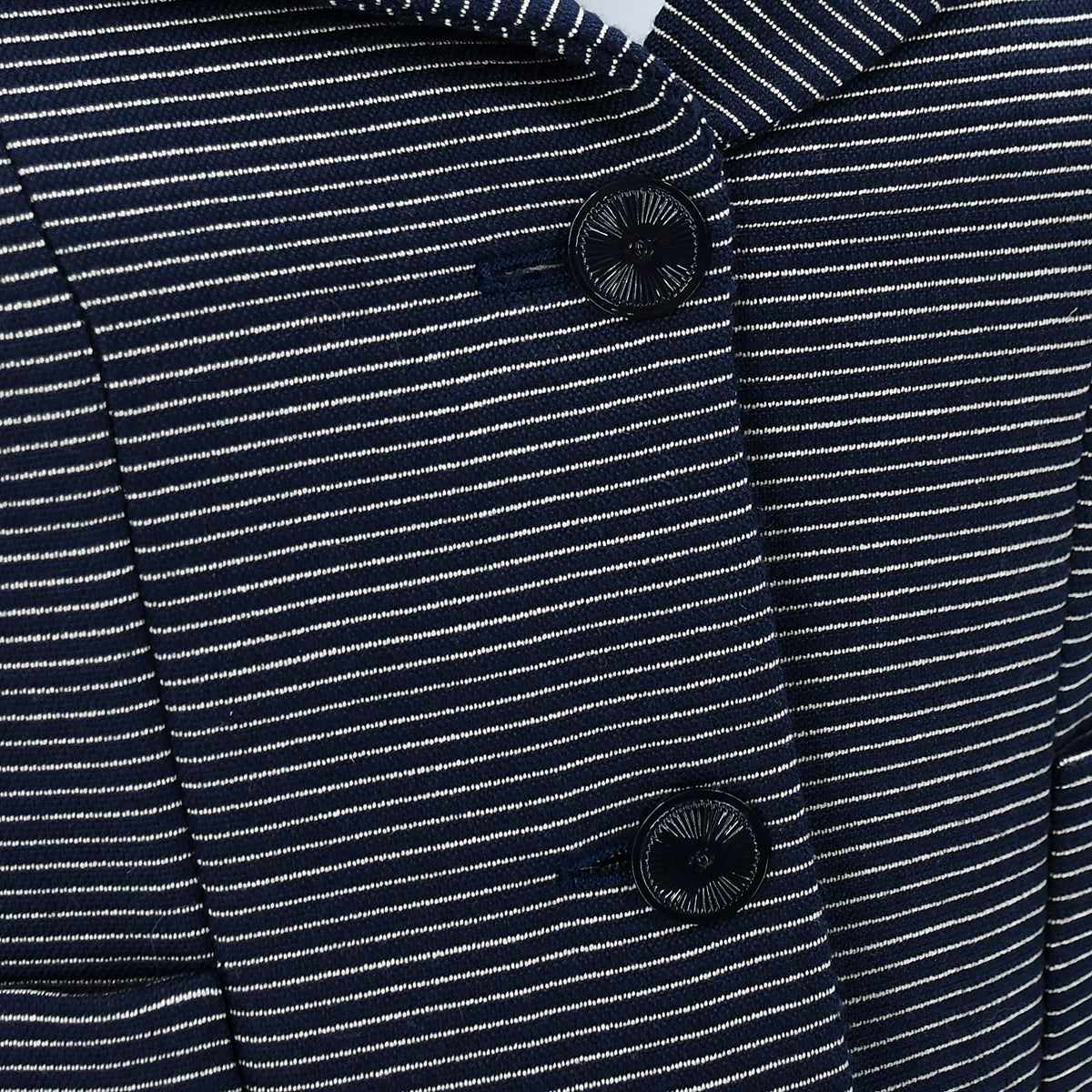 Luxury Chanel Jacket Navy 01P #38