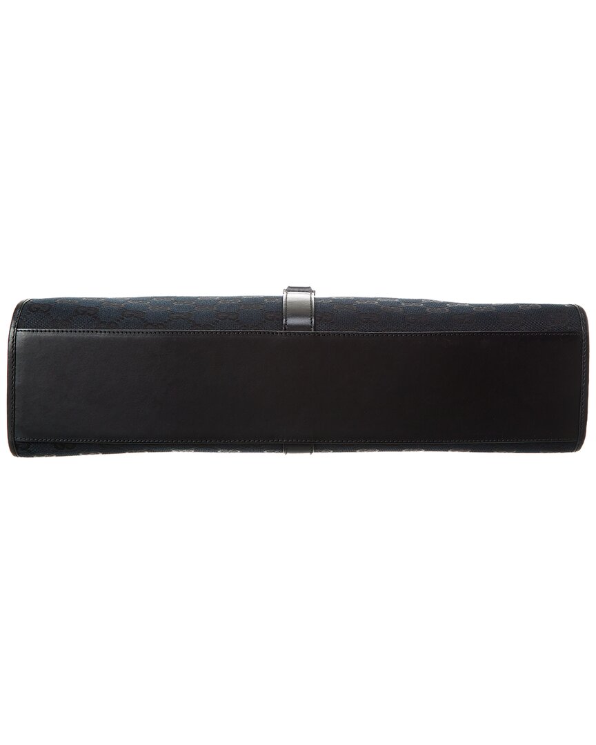 Gucci Black GG Canvas Jackie Handbag