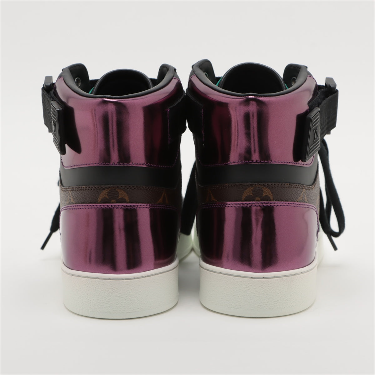 Louis Vuitton Rivoli Line 18 Years Leather  Patent Hi-Cut Sneaker 6.5 Men Multicolor MS0198 Monogram Box  Bag