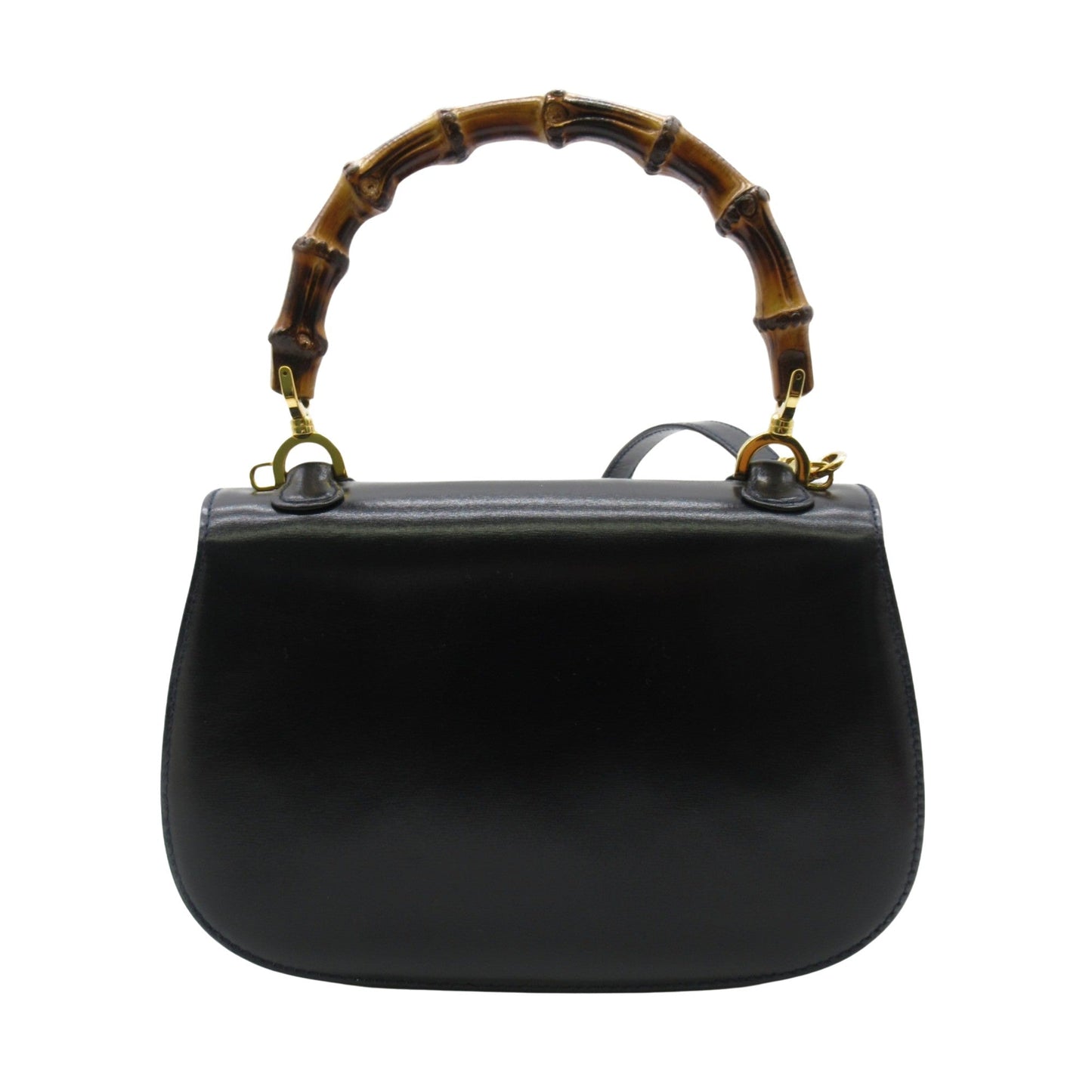 Gucci Bamboo  Leather Handbag ()