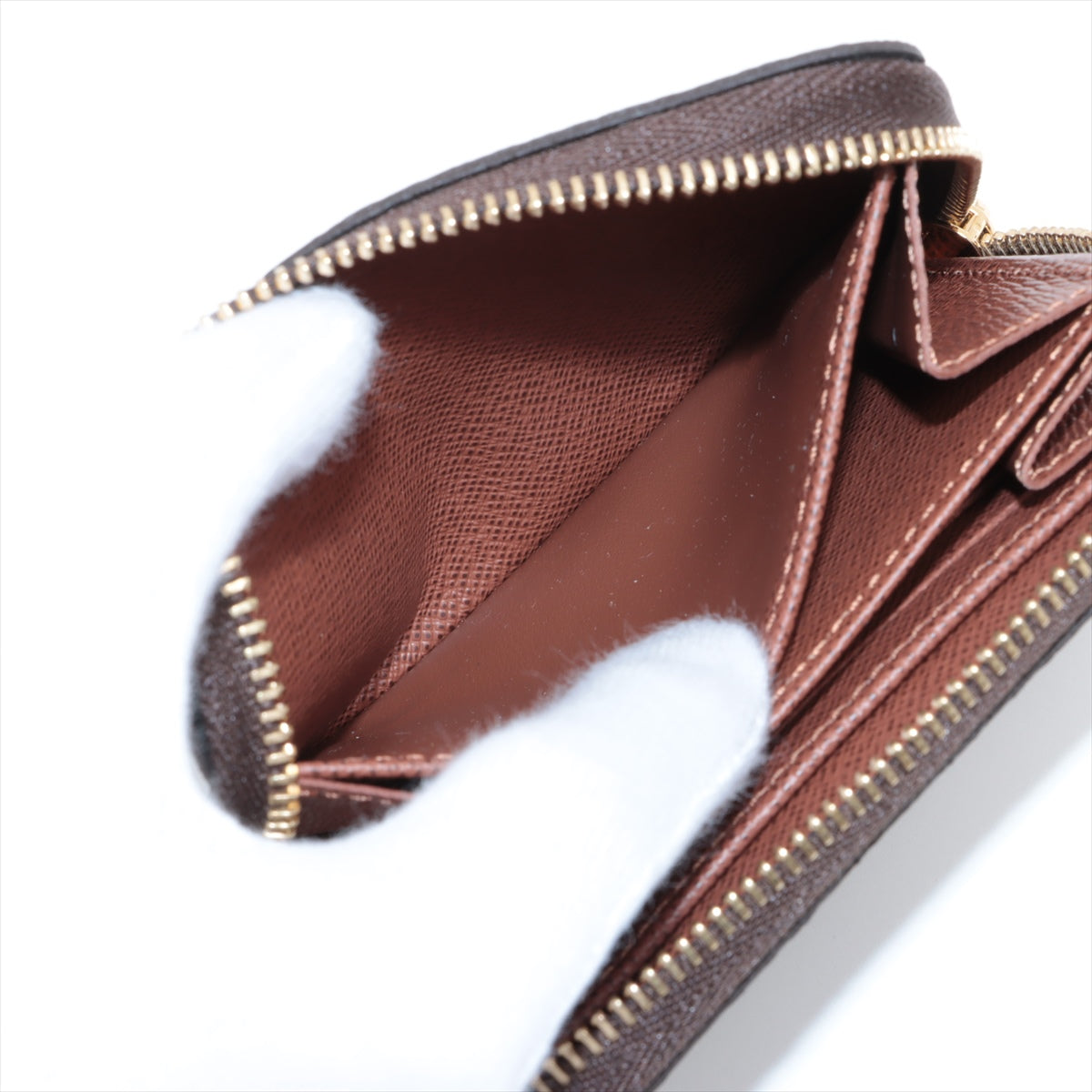 Louis Vuitton Monogram Zippyr Coin Impact M60067 Brown Coin Case