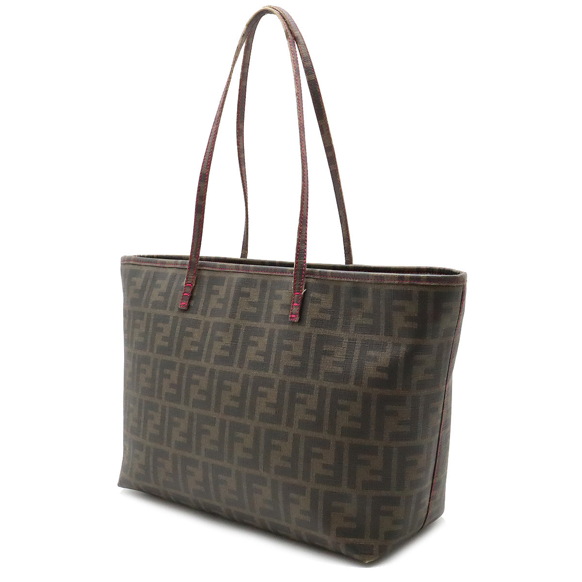 Luxury FendiZucca Canvas Tote Bag - '10s