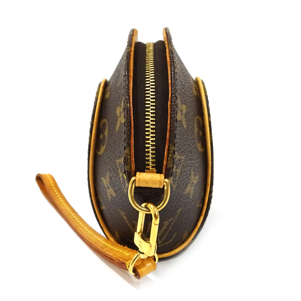 Louis Vuitton Mini Ellipse M51129 Monogram Pouch Backpack Brown Leather