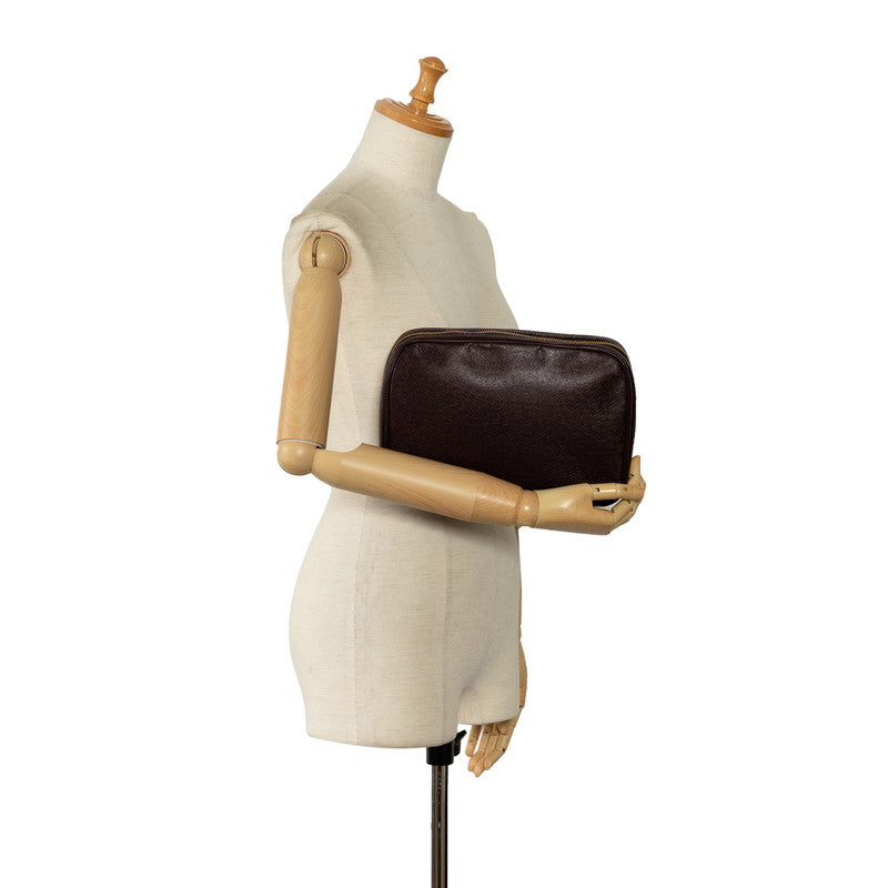 Louis Vuitton Taiga Touroust Walt GM Second Bag M30216 Acajou Wine Red Leather  Louis Vuitton