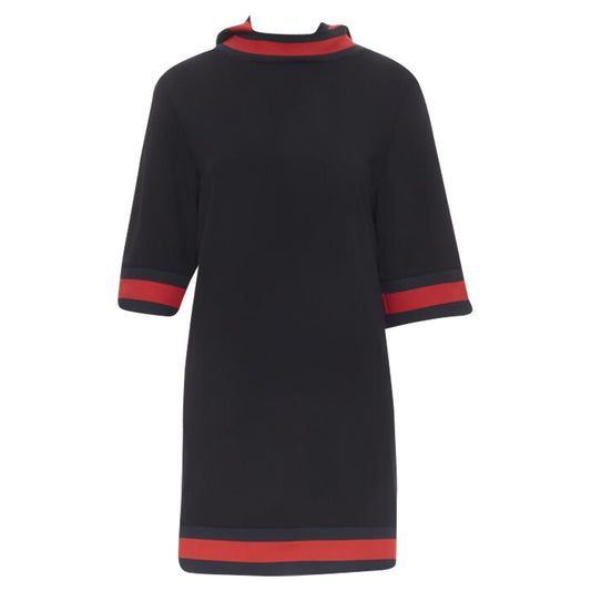 Gucci signature web trim hooded casual dress