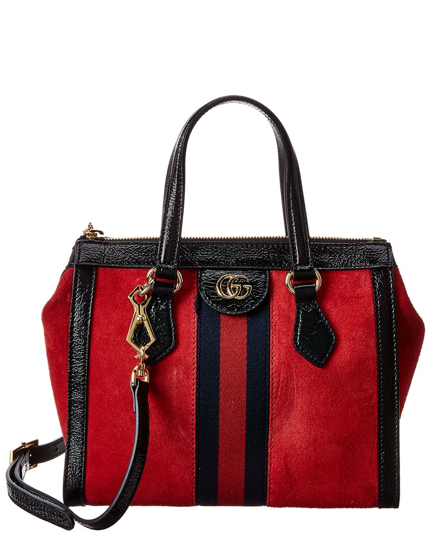 Gucci Ophidia Small Suede & Leather Tote