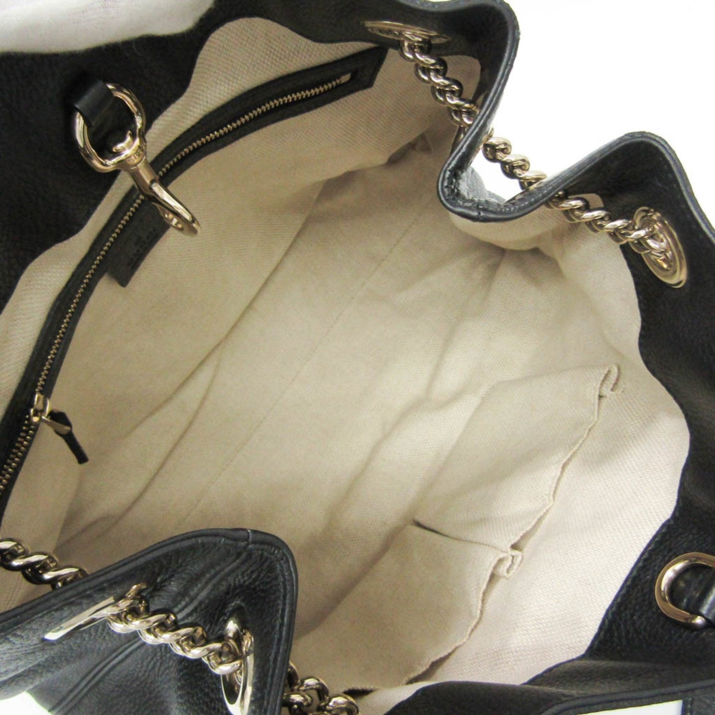 Luxury Gucci Trending 2025 Soho  Leather Tote Bag ()