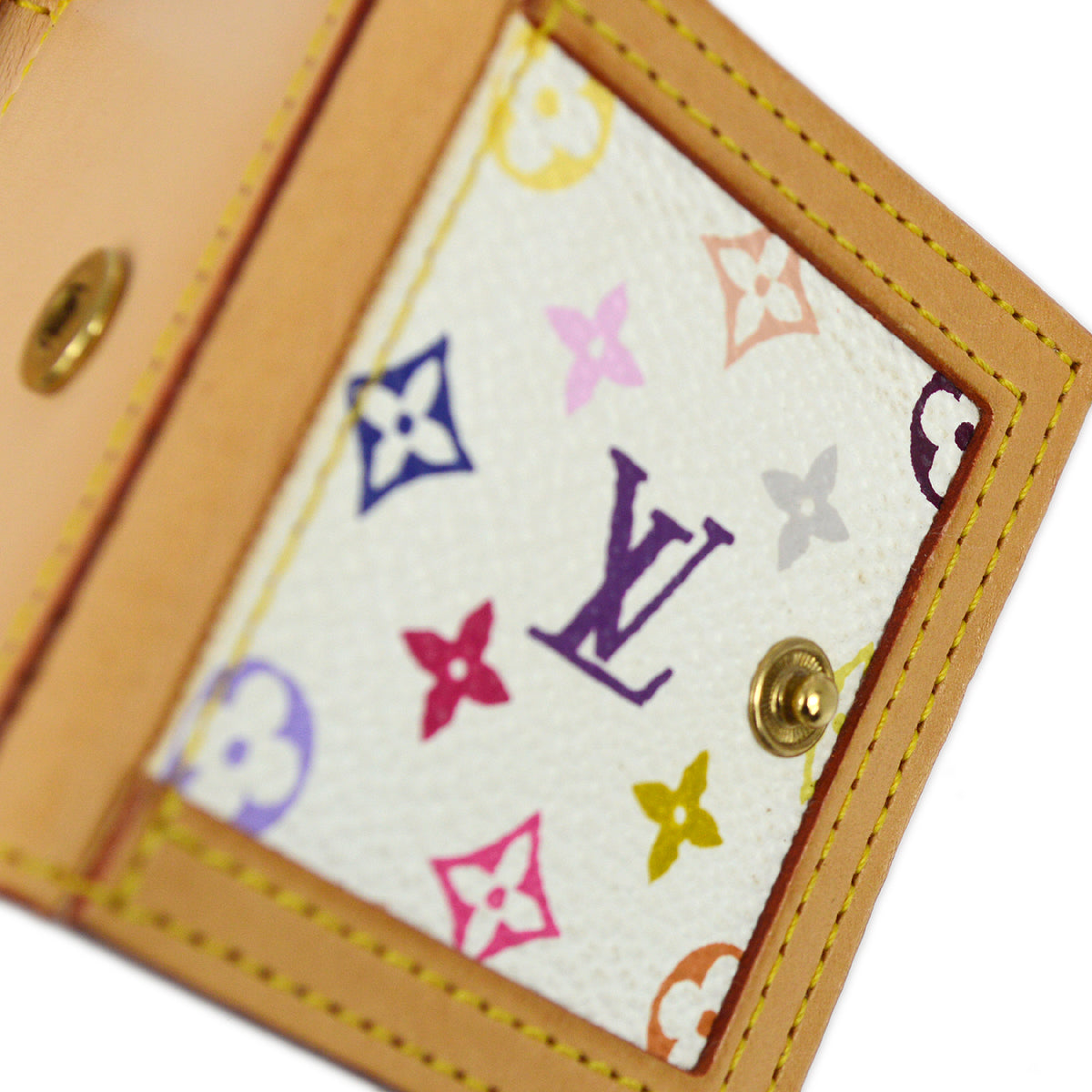 Louis Vuitton 2004 Multicolor Porte Photo 4Volet Mini Photo Case M58005