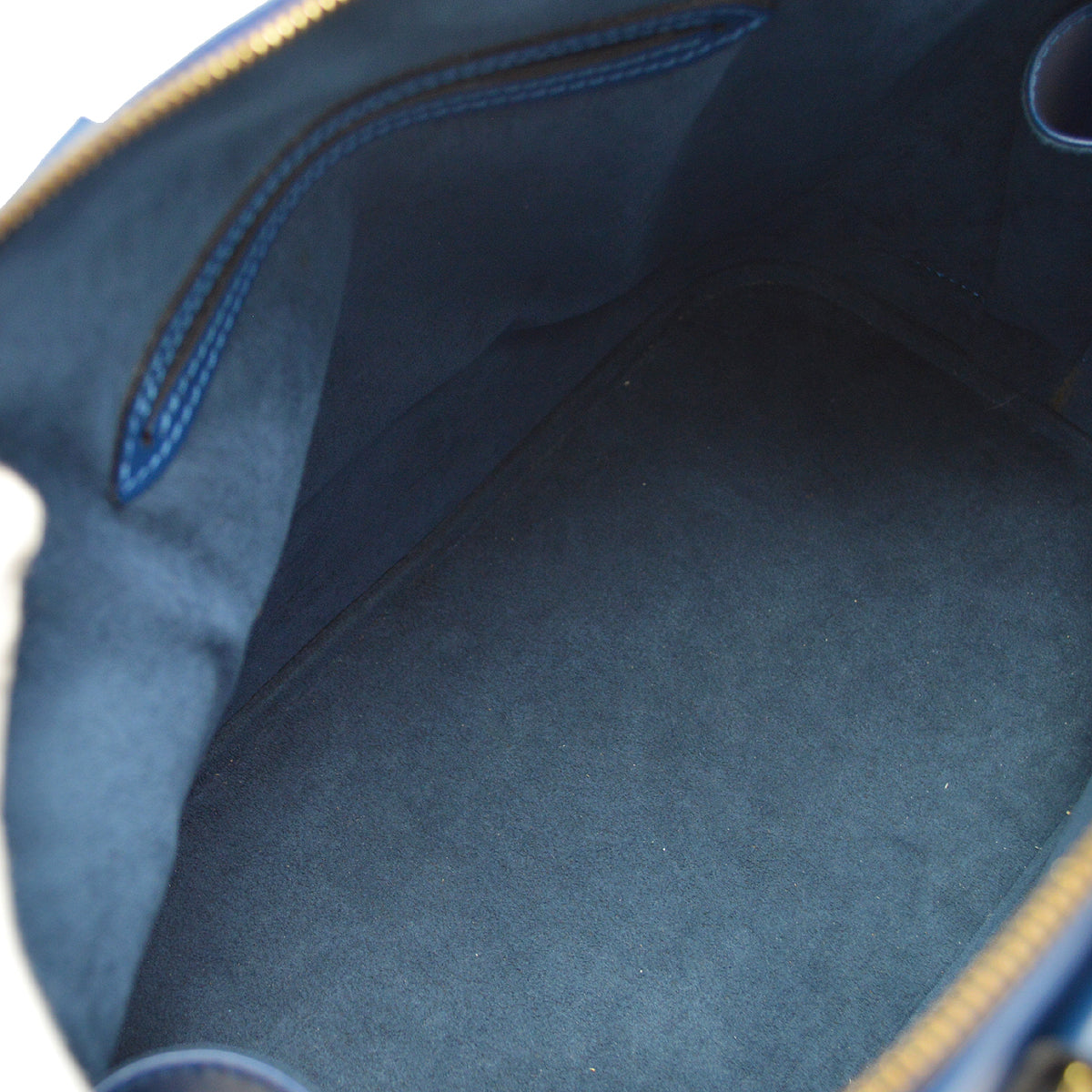 Louis Vuitton 1997 Blue Alma Handbag Epi M52145