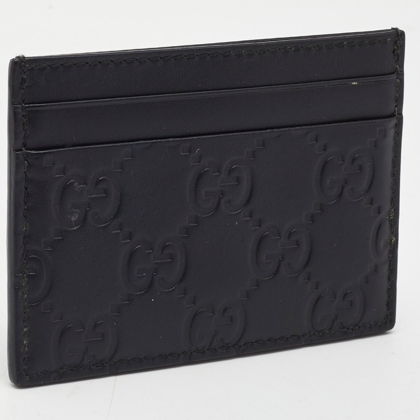 Luxury Gucci Trending 2025 Black Luxury Gucci Trending 2025ssima Leather Card Holder..