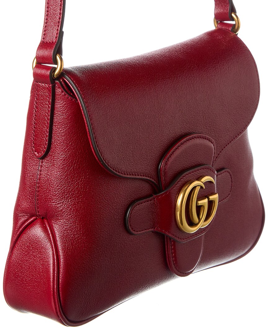 Gucci GG Logo Leather Shoulder Bag