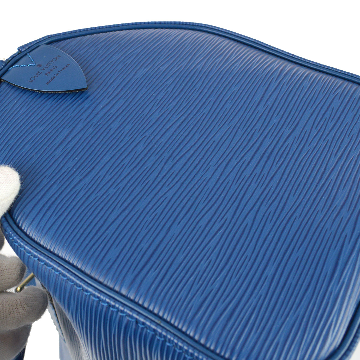 Louis Vuitton 1996 Blue Epi Speedy 25 M43015