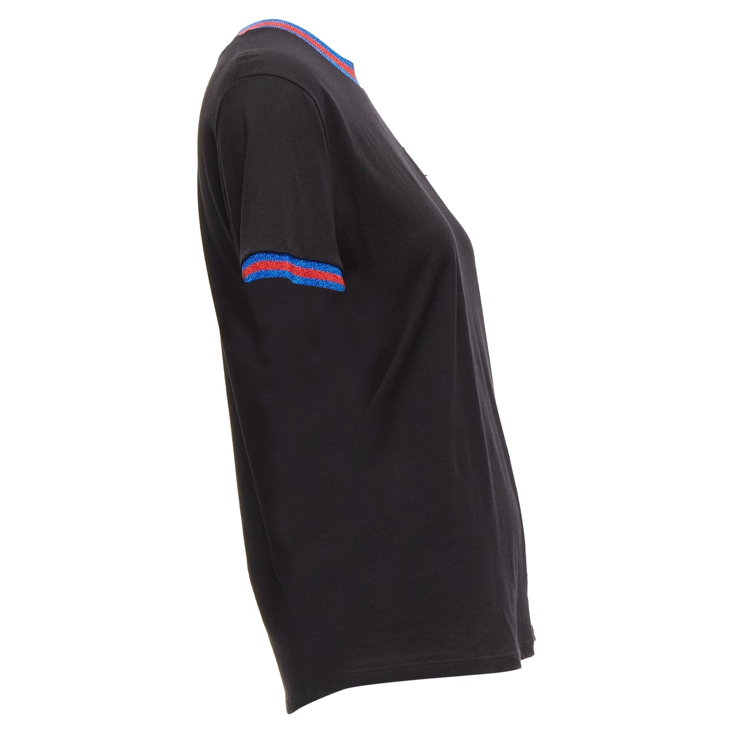 Gucci Butterfly Embroidery Patch Web Tshirt