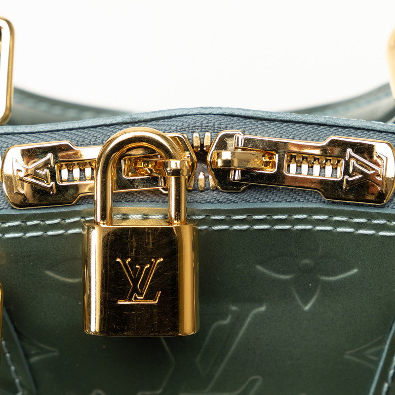 Louis Vuitton Monogram Verne Alma BB Handbag Shoulder Bag 2WAY M91557 Zibble Green Patent Leather  Louis Vuitton