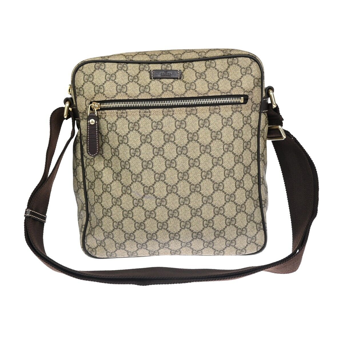Gucci Gg Plus  Canvas Shoulder Bag ()