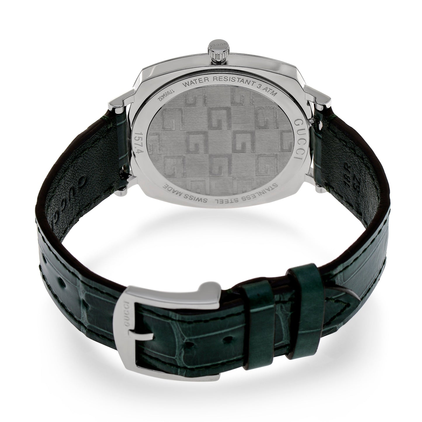 Gucci Grip Date Stainless Steel Quartz Women's Watch YA157410