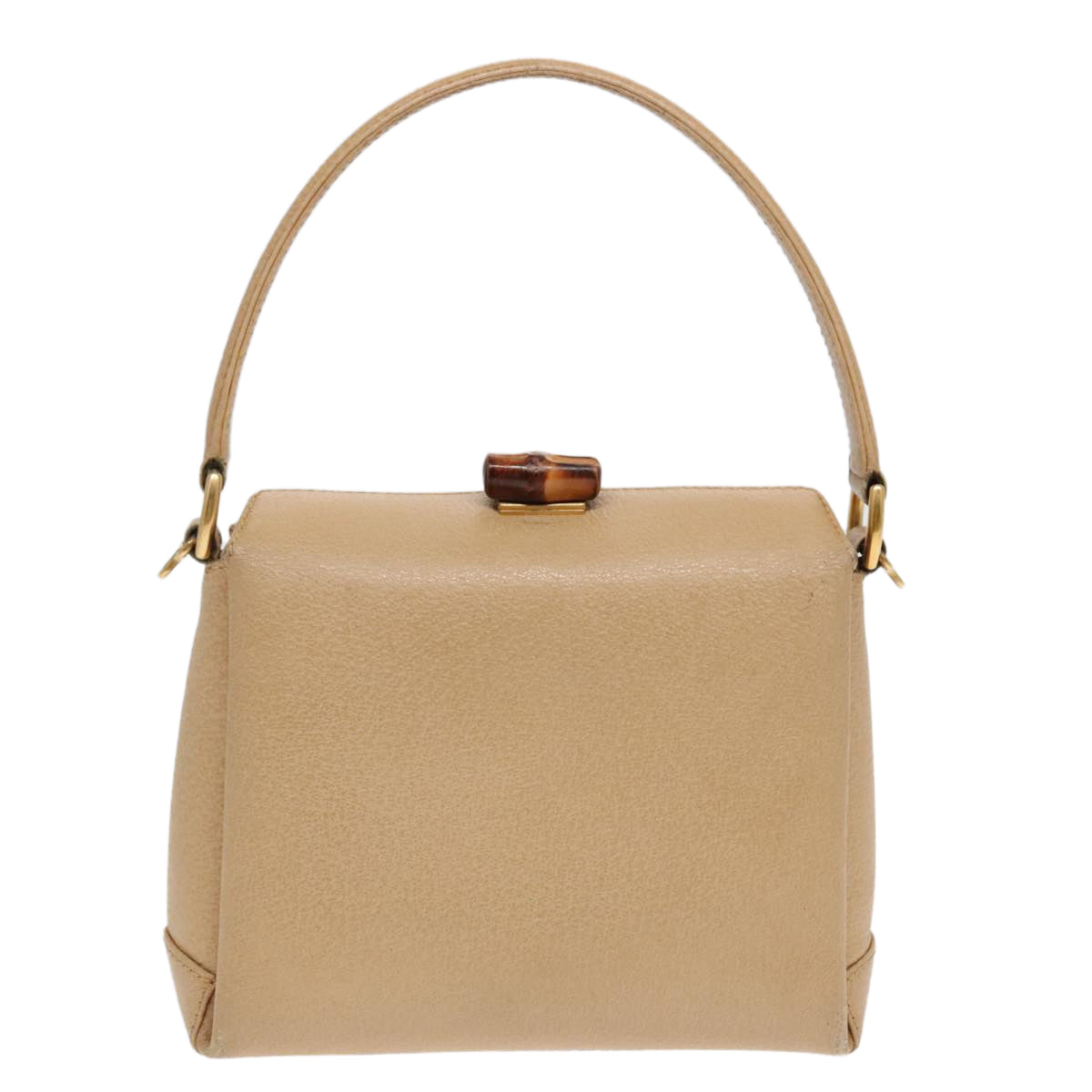 Gucci Bamboo  Leather Handbag ()