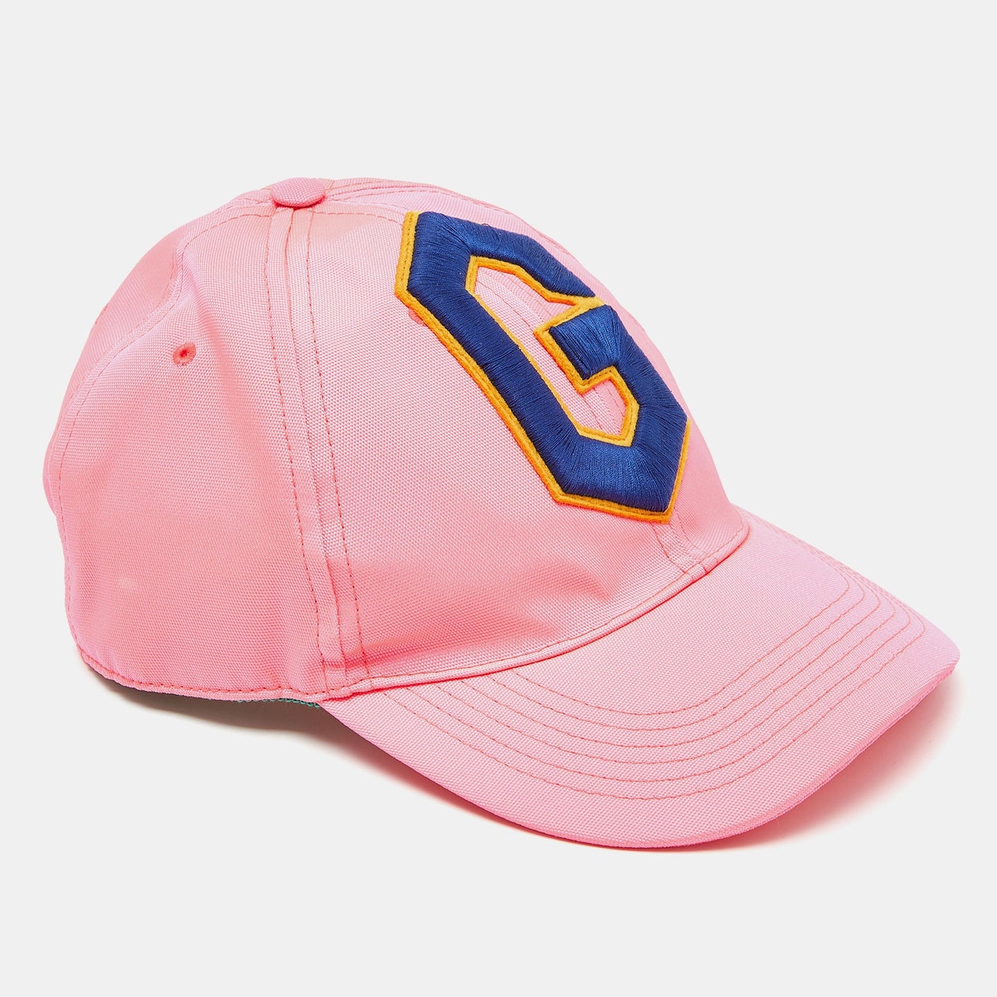 Luxury Gucci Trending 2025 Neon Pink G Skull Patch Detail Baseball Cap L
