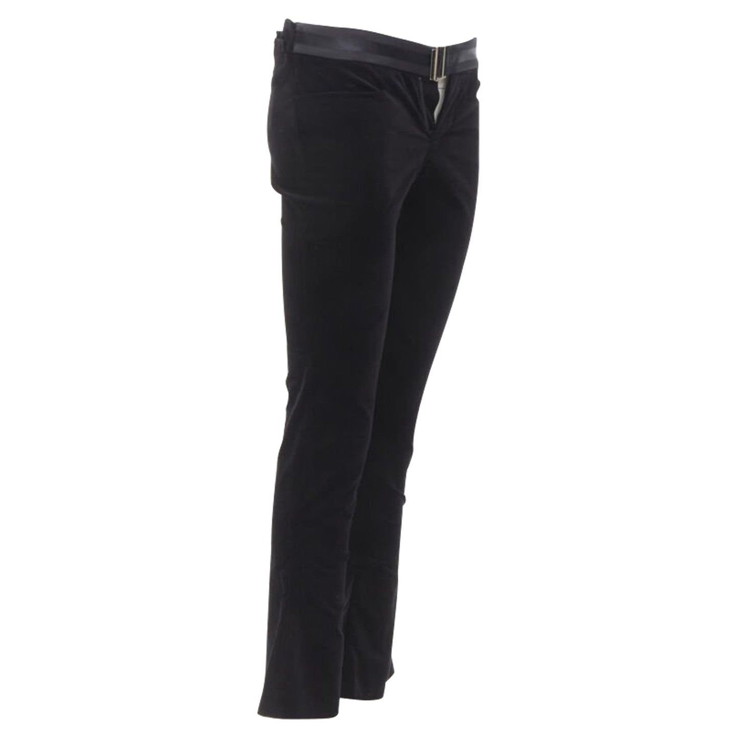 Gucci Tom Ford web buckle velvet pants