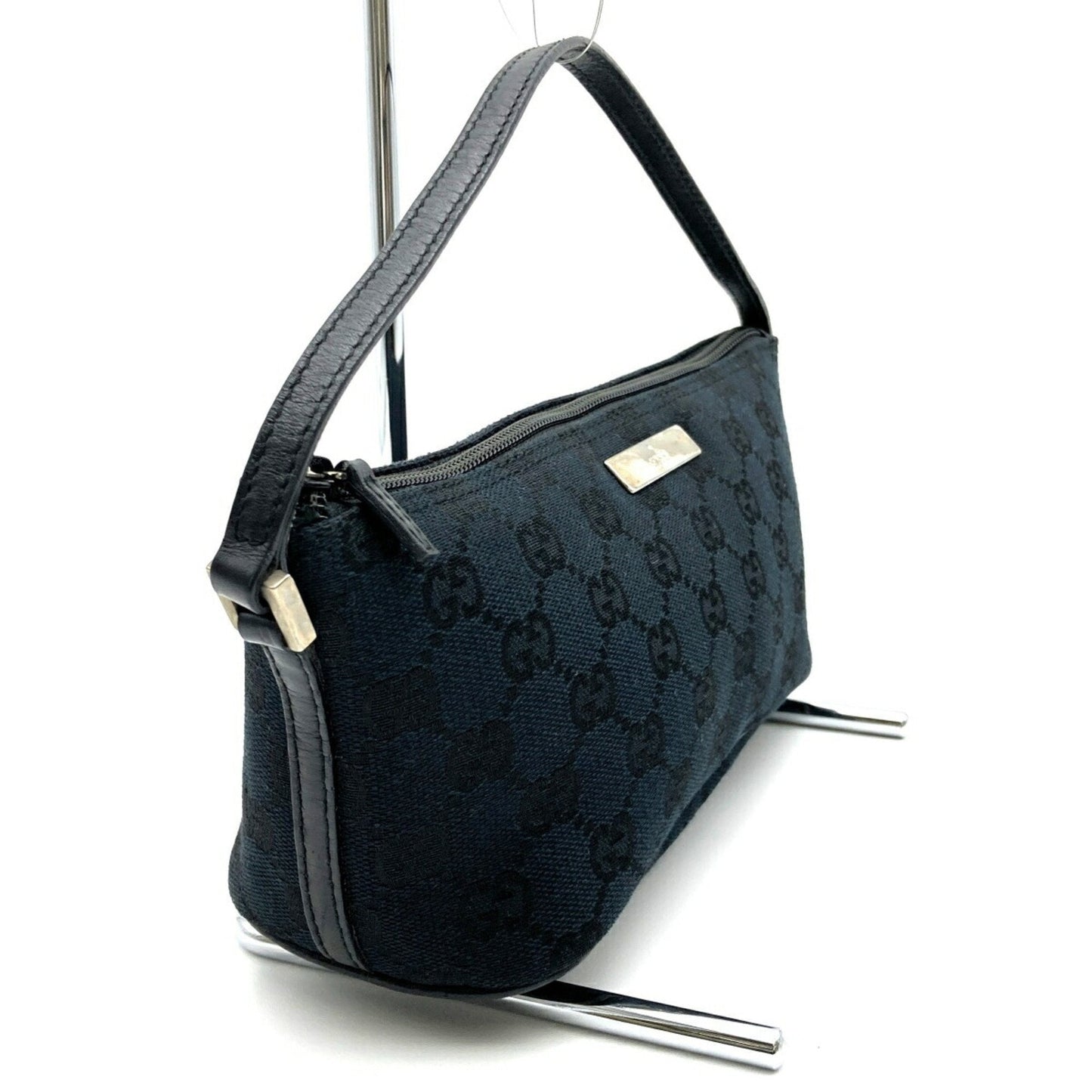 Gucci Baguette  Canvas Clutch Bag ()