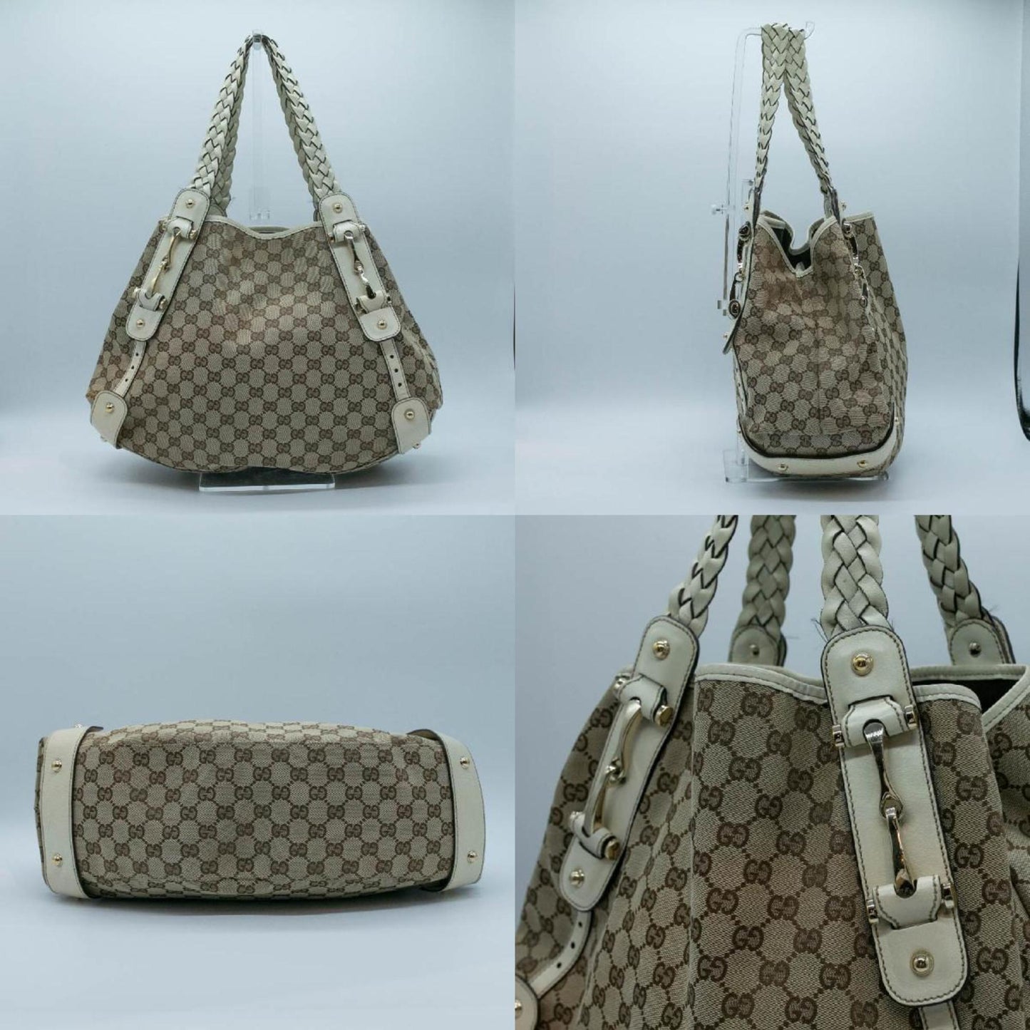 Gucci Horsebit  Canvas Tote Bag ()