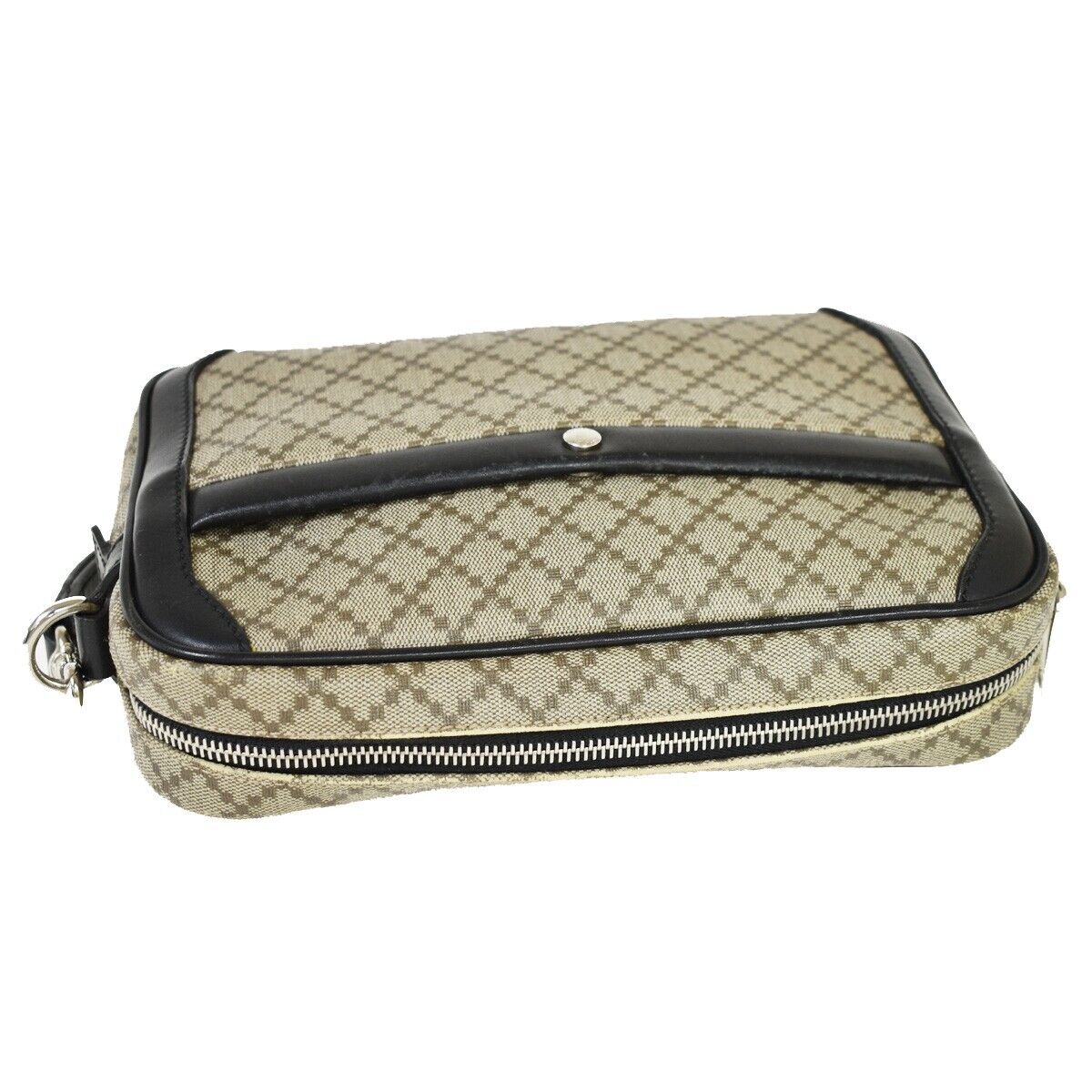 Gucci Diamante  Canvas Clutch Bag ()