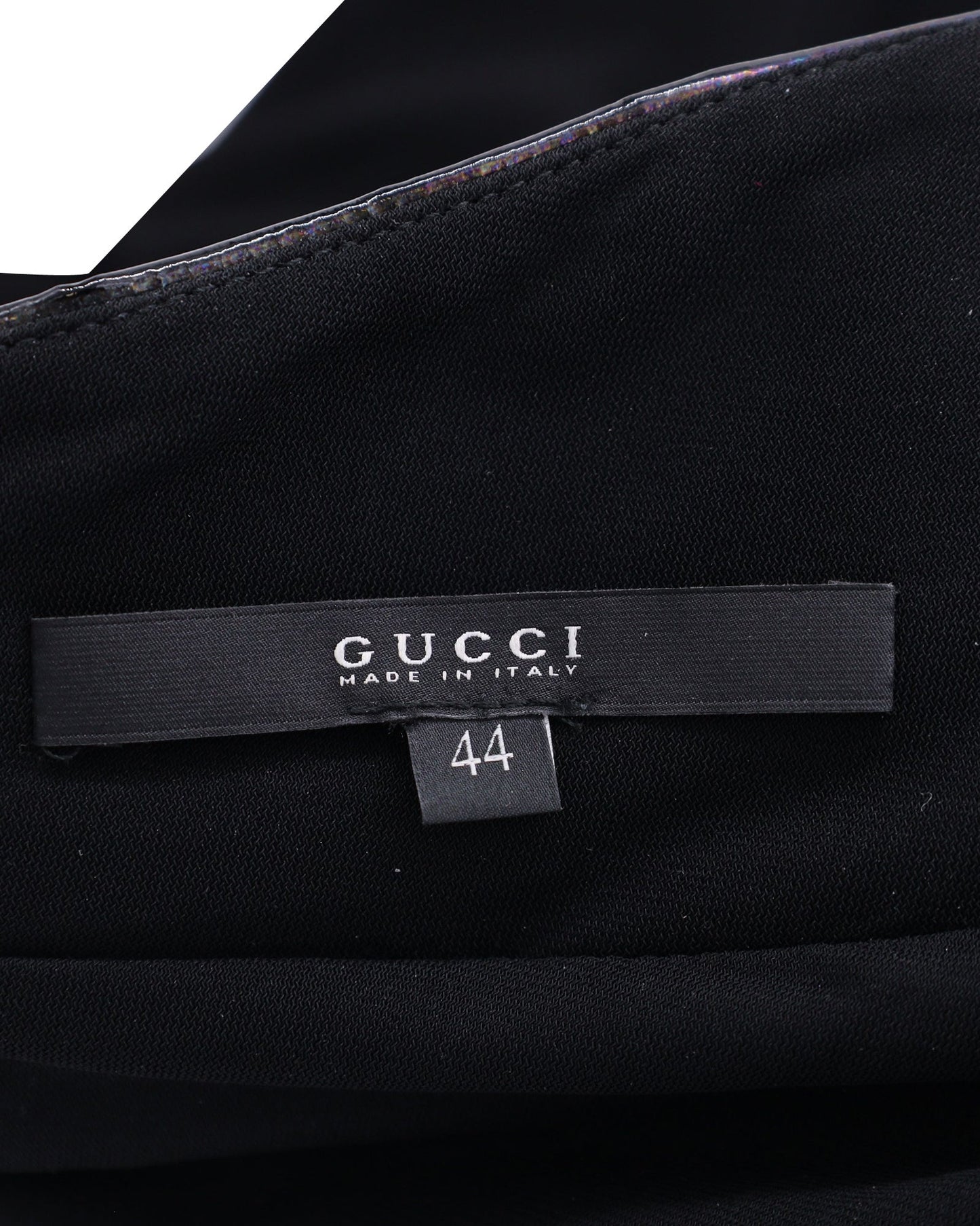 Luxury Gucci Trending 2025 One Shoulder Dress in Black Viscose