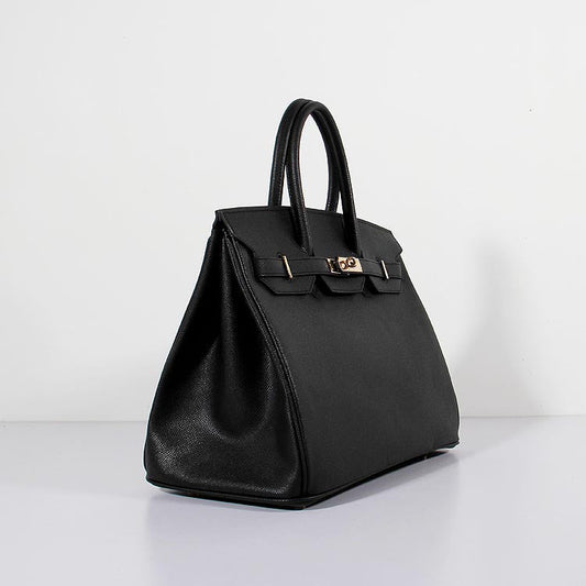 Luxury Hermes 35cm Birkin Bag Epsom Leather Black Gold