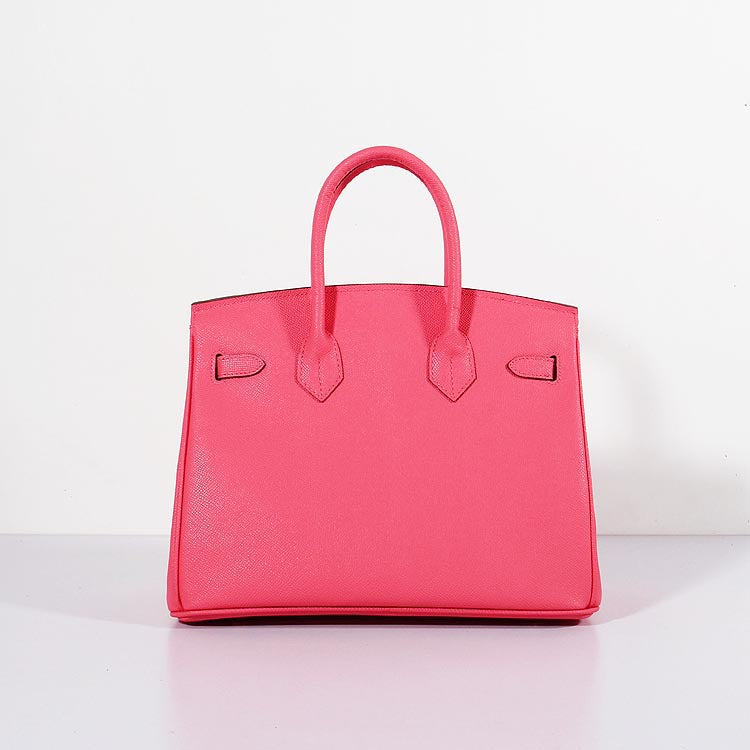 Luxury Hermes 30cm Birkin Bag Epsom Leather with Strap Rose Lipstick Gold