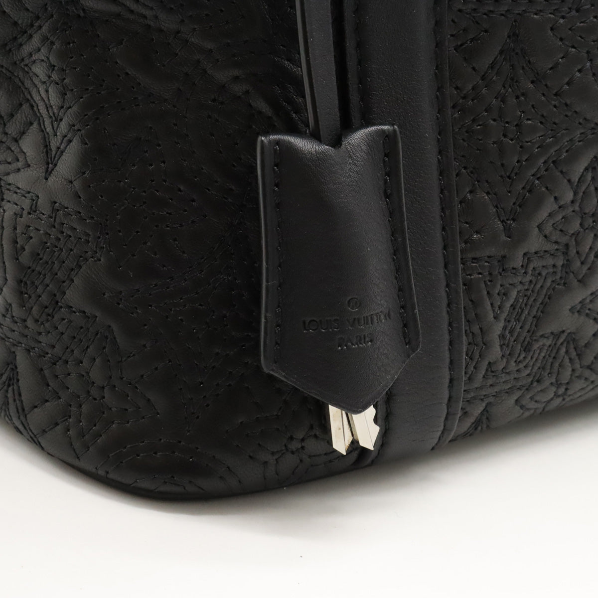 Louis Vuitton Monogram Antique Ixia MM Tote Bag 2WAY Shoulder Bag Shoulder Bag Noneir Black M94204