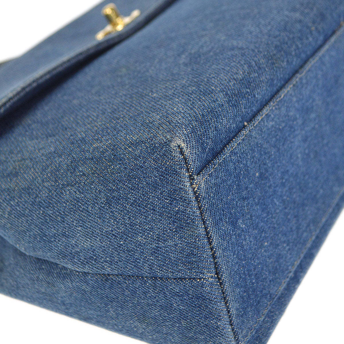 Luxury Chanel 1997-1999 Kelly 30 Denim