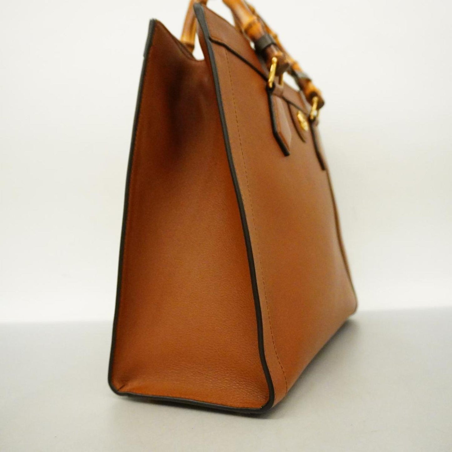 Luxury Gucci Trending 2025 Bamboo  Leather Tote Bag ()