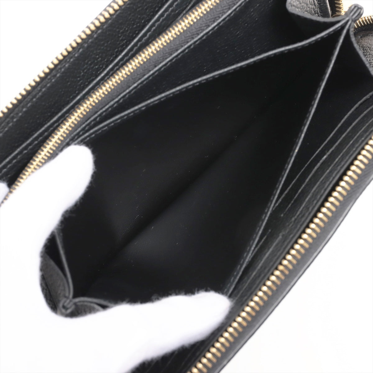 Louis Vuitton Bi-Color Monogram Implant Zippyr Wallet M80481 Noneir Round Zipper Wallet