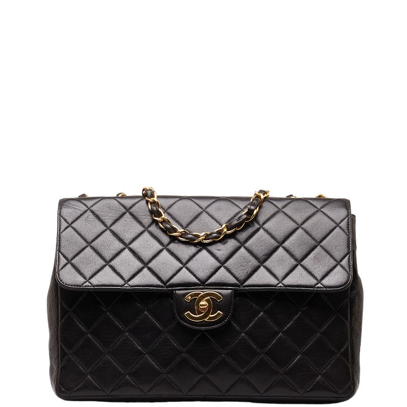 Chanel Matrases Chain Coke Chain Shoulder Bag Black G Leather  Chanel