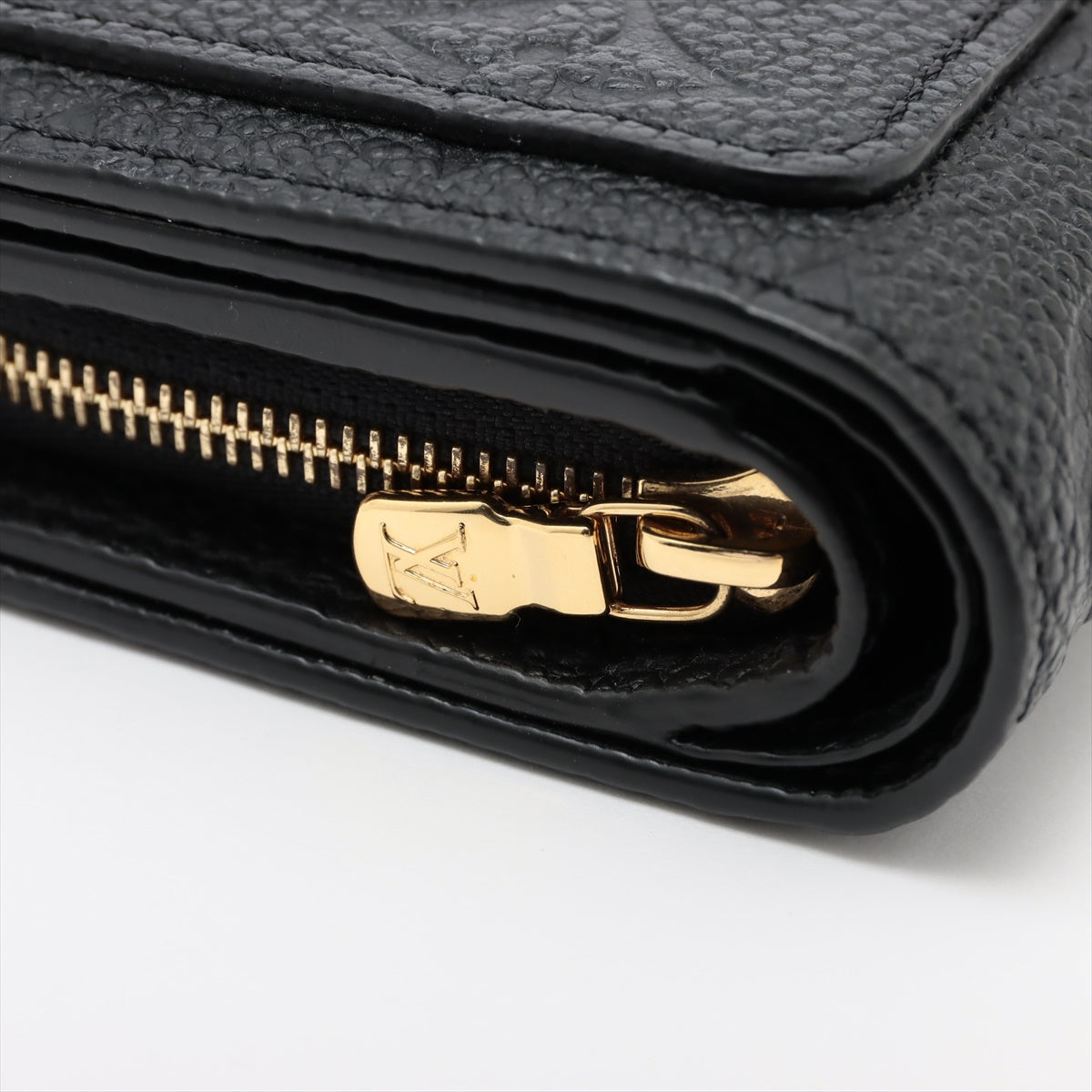 Louis Vuitton Monogram Portfolio Clare M80151 Black Compact Wallet