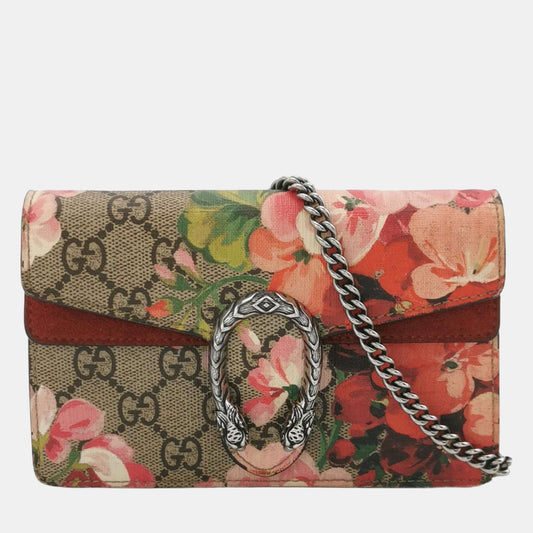 Luxury Gucci Trending 2025 Blooms Coated Canvas Dionysus Crossbody Bag
