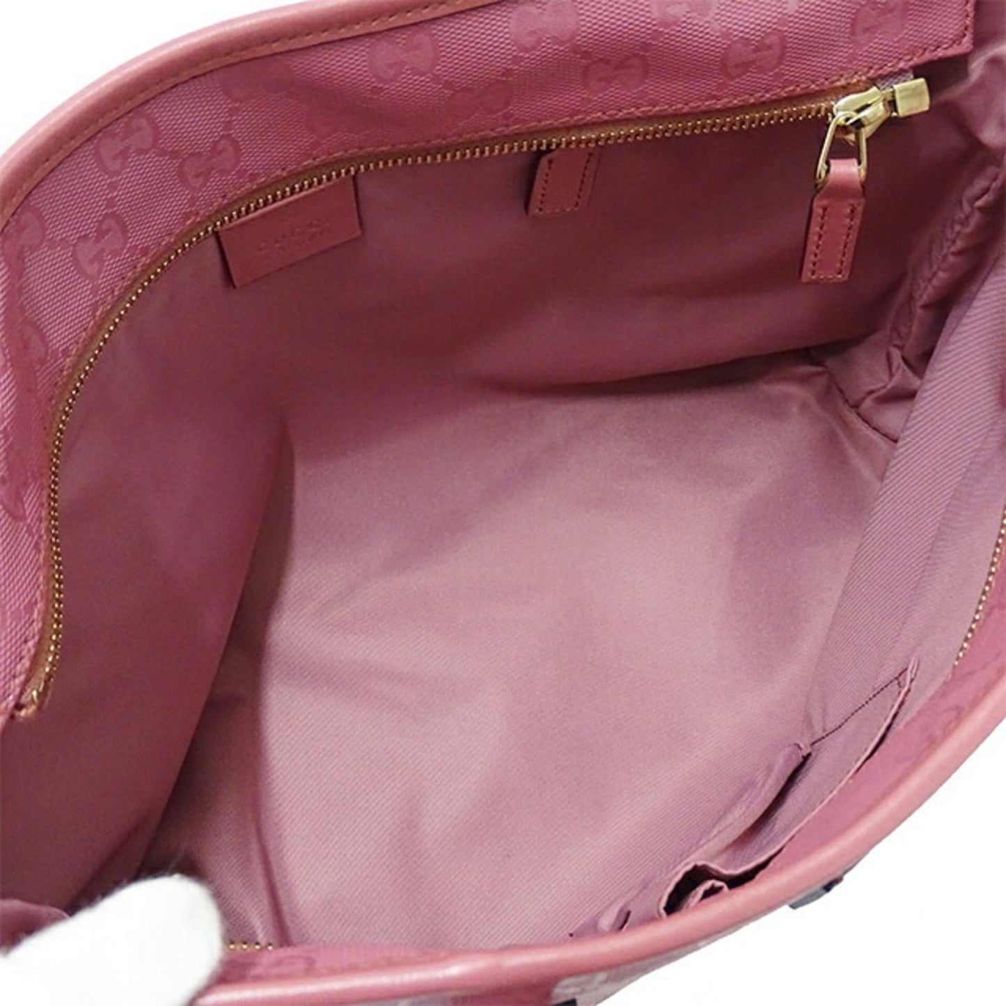 Gucci Gg Imprimé  Leather Shoulder Bag ()