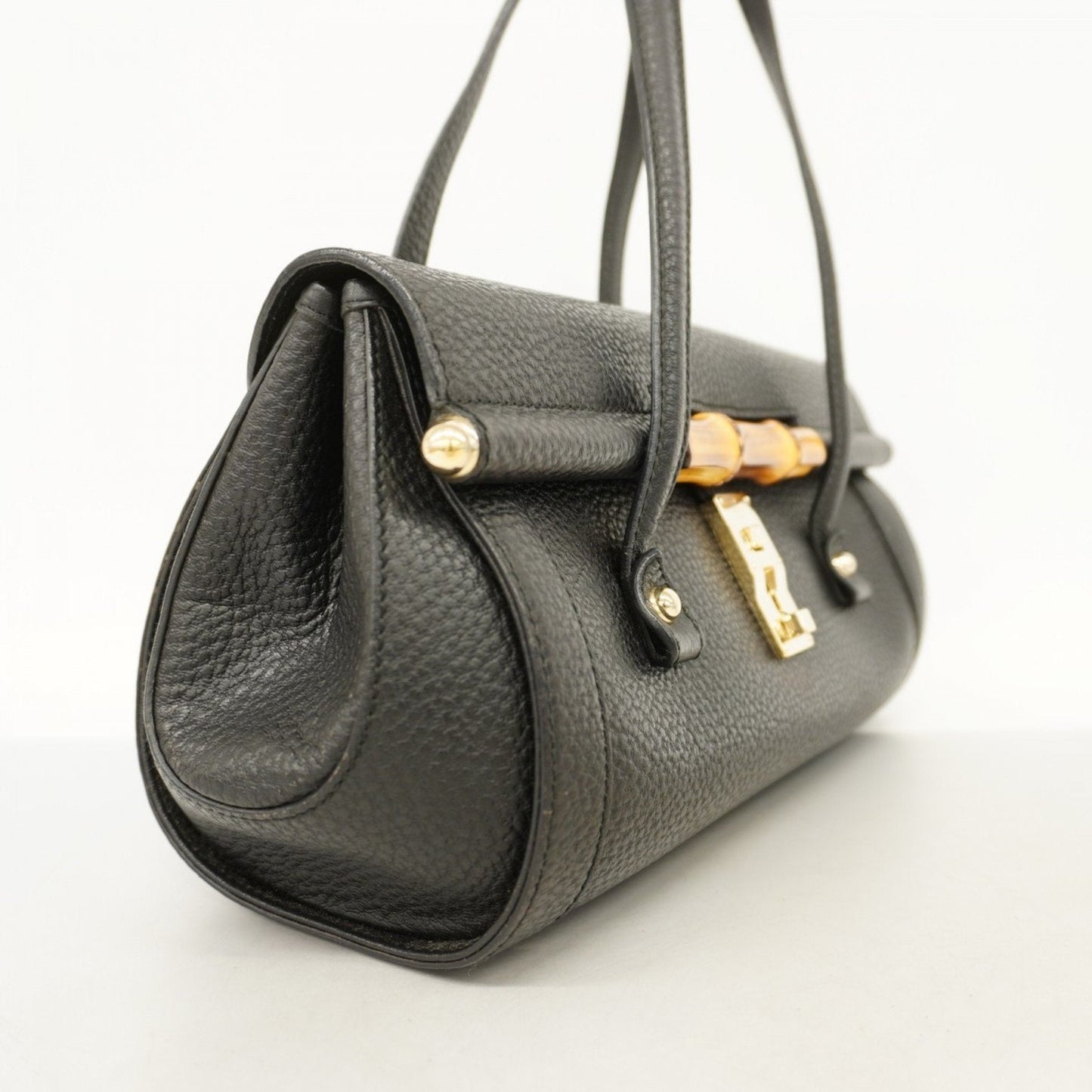 Gucci Bamboo  Leather Shoulder Bag ()