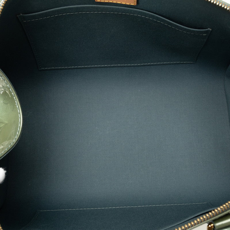 Louis Vuitton Monogram Vernis Shawwood PM Tote Bag M91560 Zivl Green Patent Leather  Louis Vuitton