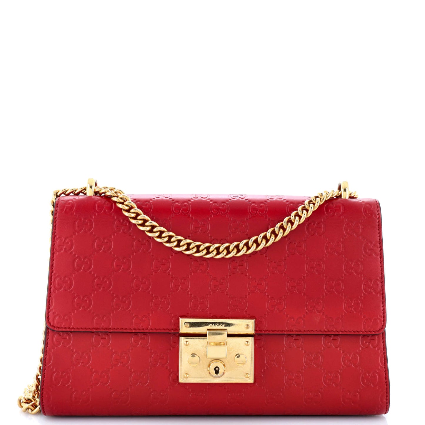 Padlock Shoulder Bag Guccissima Leather Medium