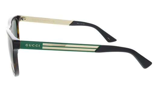 Gucci GG0687S Havana/Green 57/17/145 men Sunglasses