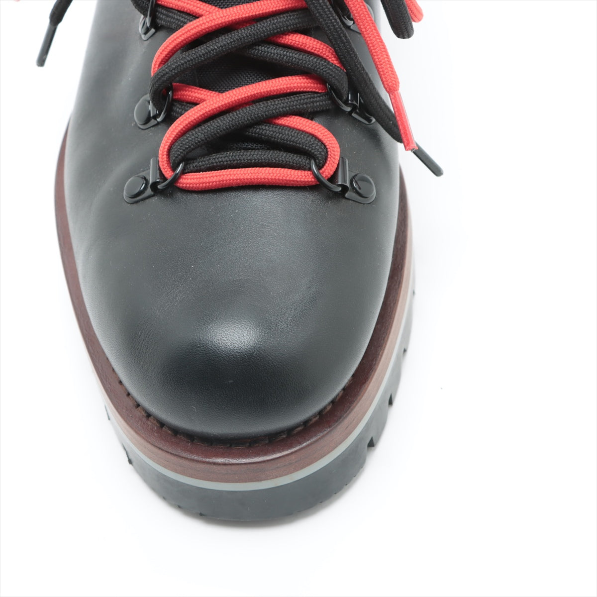Louis Vuitton 19 Years Leather Boots 5 1/2 Men Black Alpinist Line BM0159