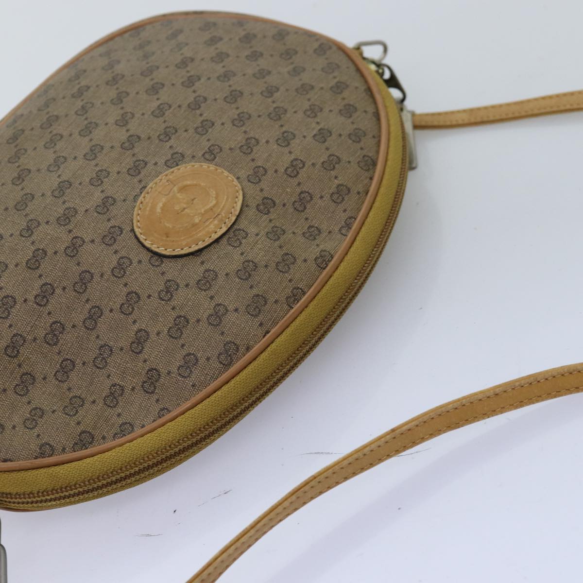 Gucci Micro Small Gg Canvas  Canvas Shoulder Bag