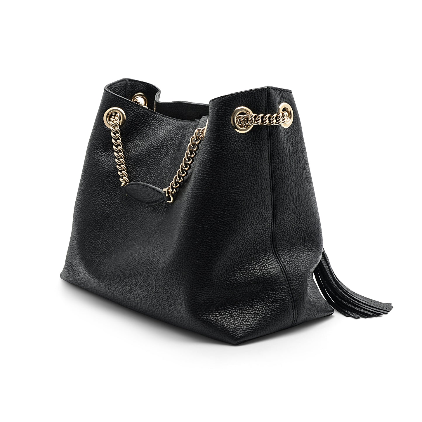 Gucci Soho Black Leather Shoulder Bag 536196-1000