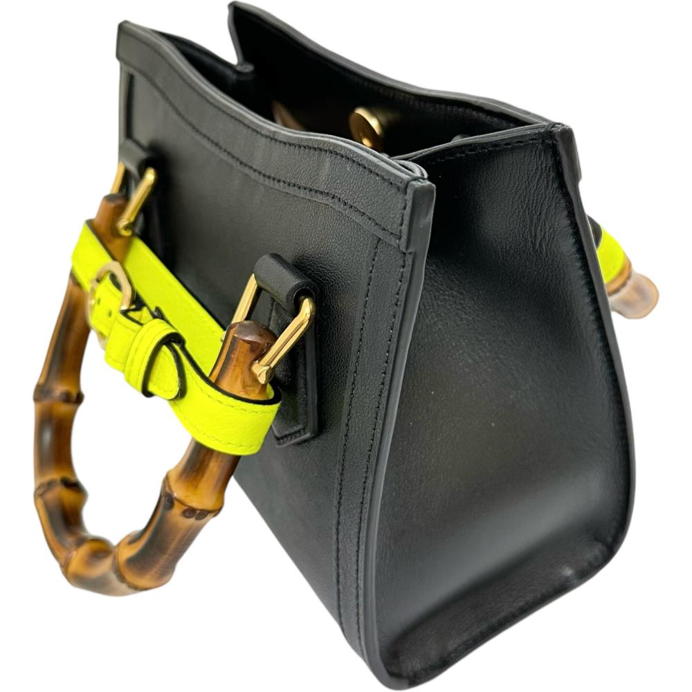 Gucci Diana Mini Bamboo Leather Handbag