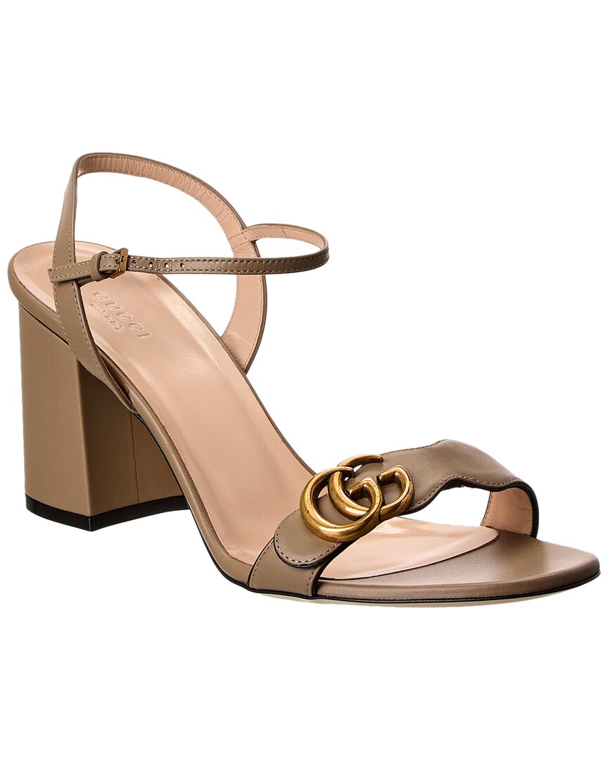 Gucci GG Leather Sandal