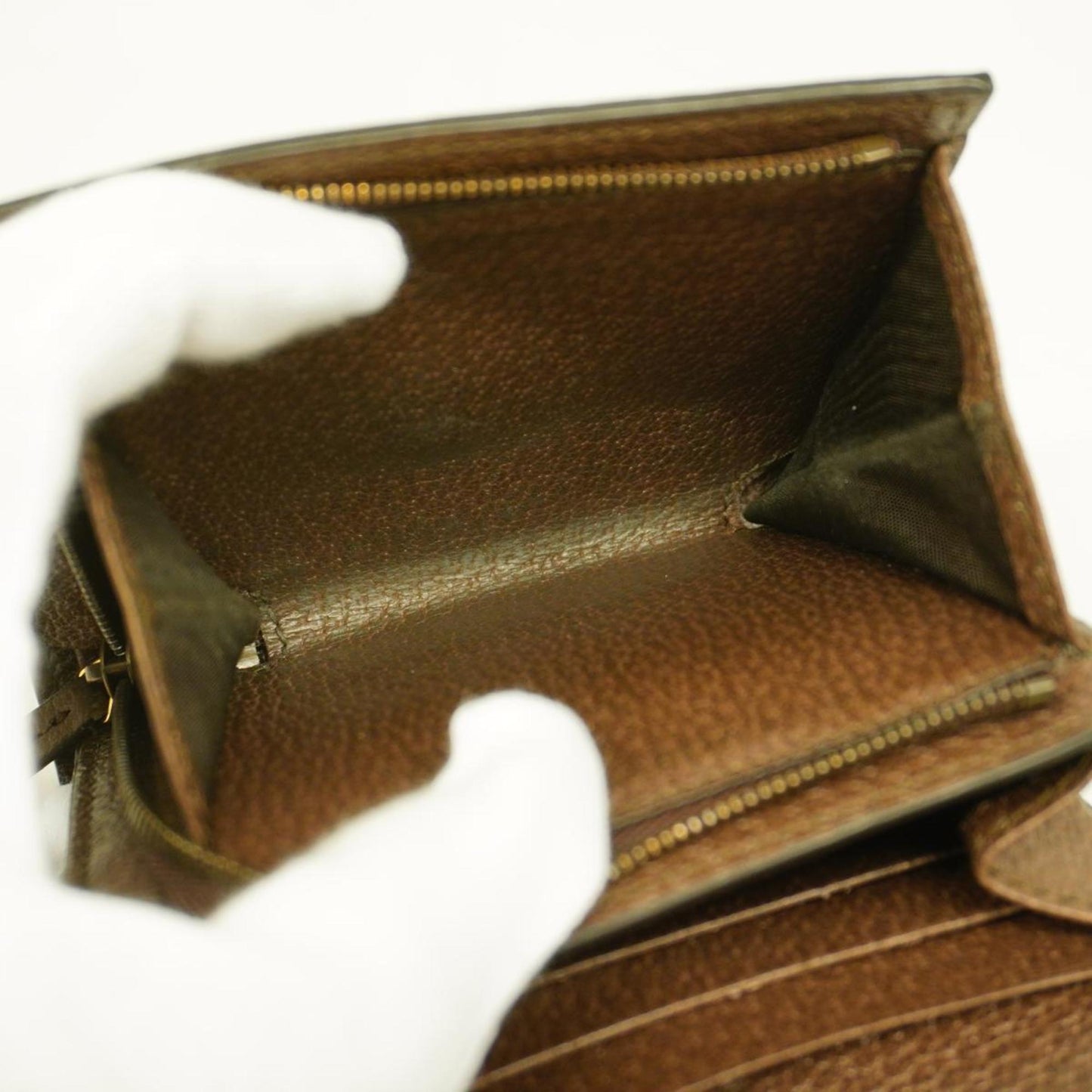 Luxury Gucci Trending 2025 Bamboo  Canvas Wallet  ()