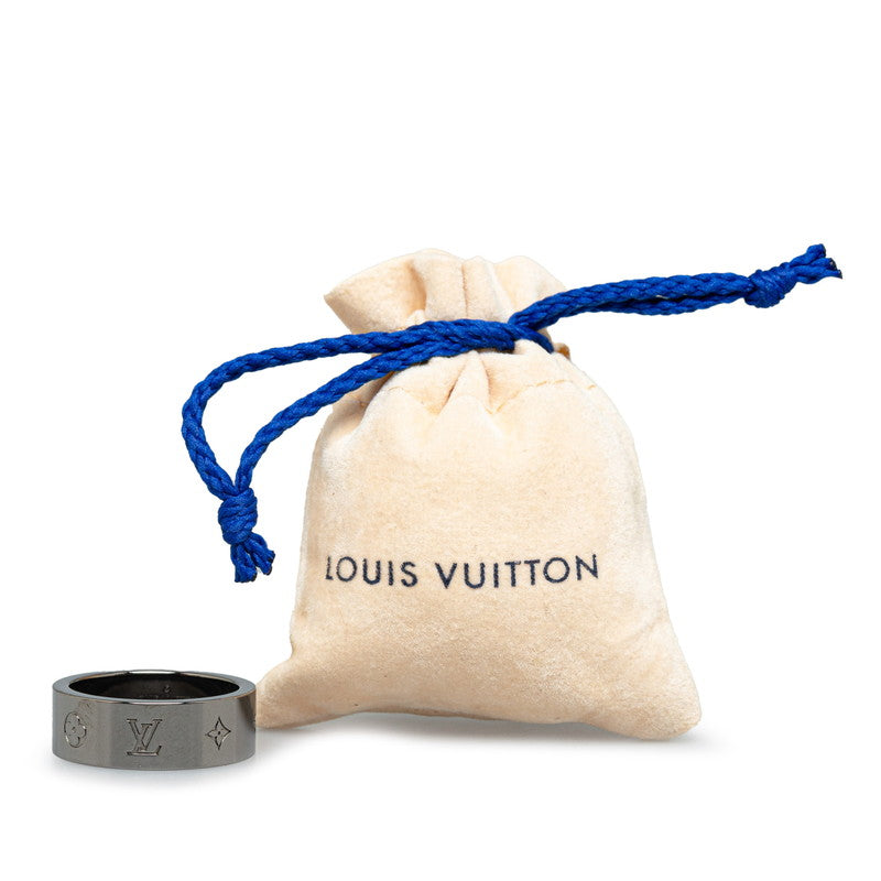 Louis Vuitton Monogram Nanogram Instinct Ring M00513 Silver Metal Men Louis Vuitton