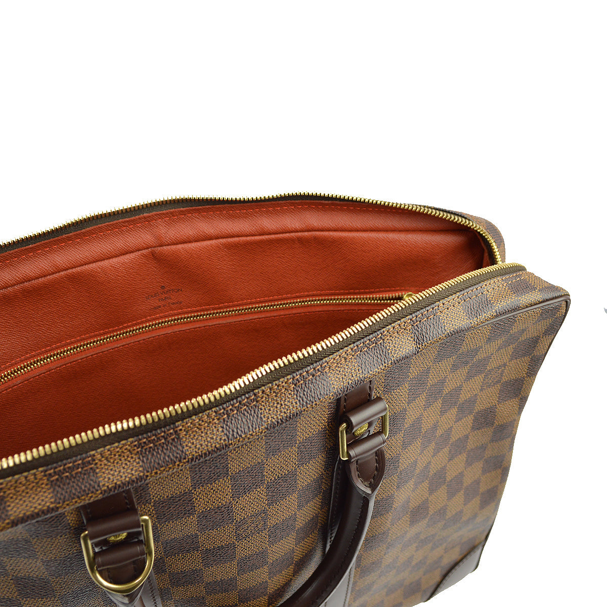 Louis Vuitton 2005 Damier Porte Documents Voyage Handbag N41124