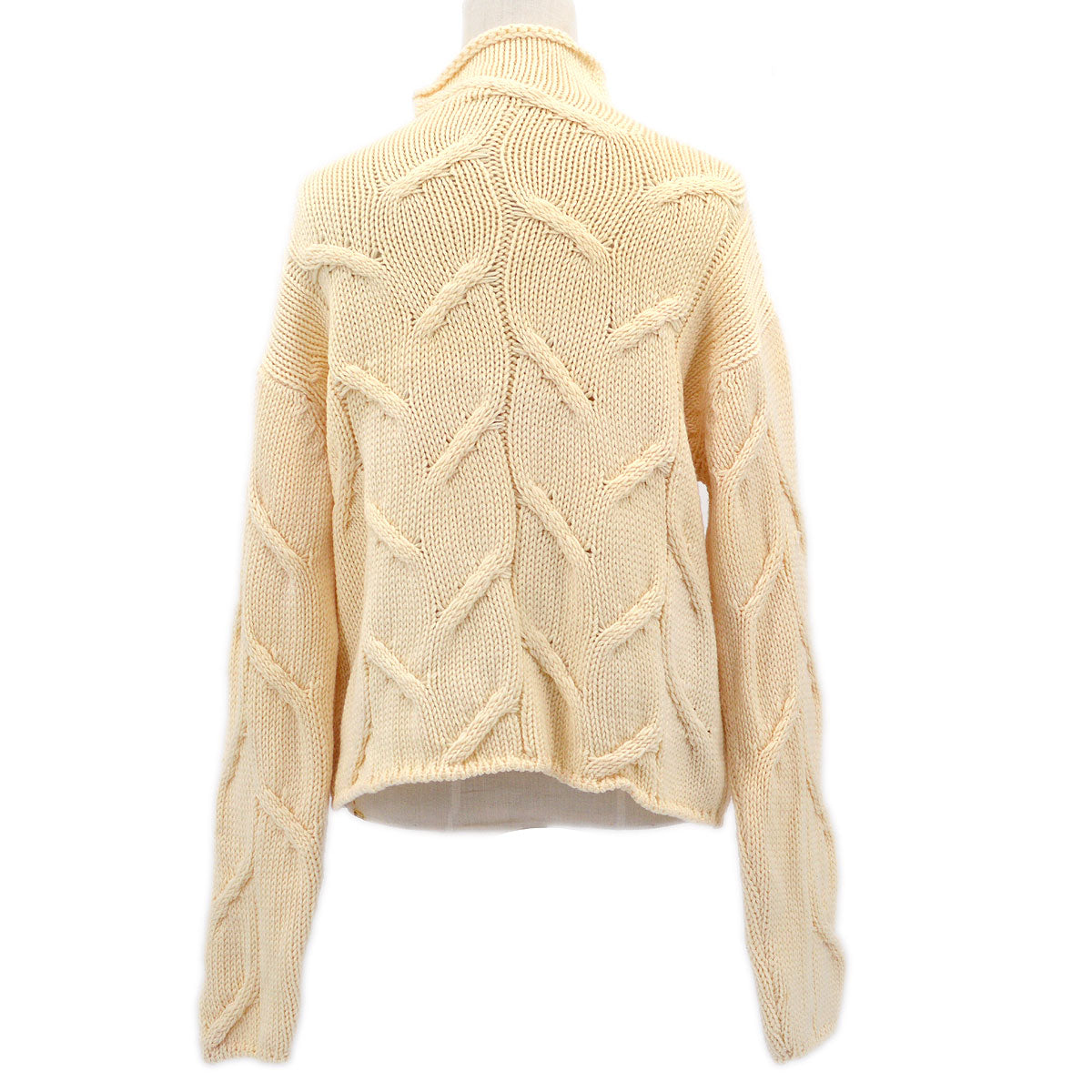 Luxury Chanel 1999 Fall fisherman's knit mock-neck jumper #38